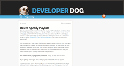 Desktop Screenshot of developerdog.com